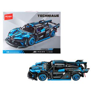 Sembo Tech 1/14 W16 Hypercar (873 Pieces) 36cm Long